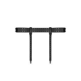 Ouch! Skulls and Bones Garter Belt with Skulls - OU303BLK - Teknashop Ltd