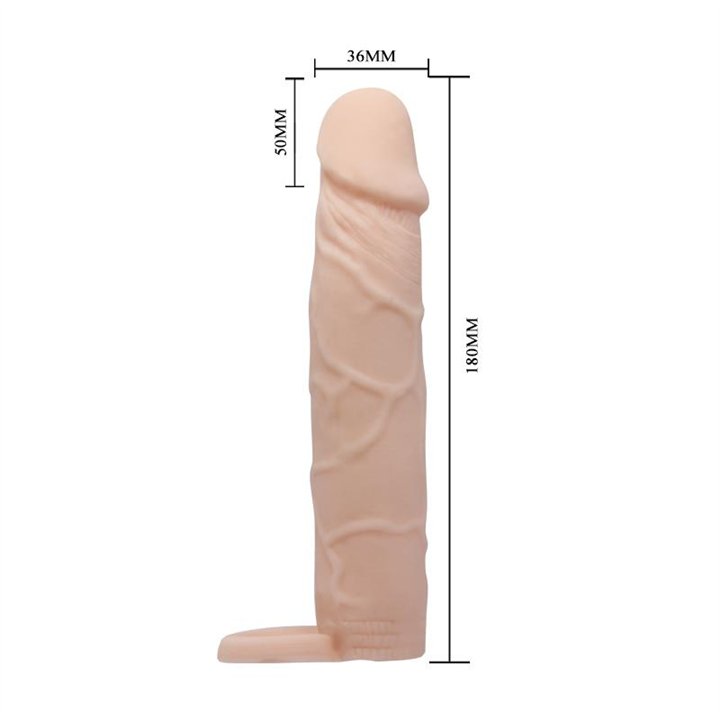 Realistic Penis Sleeve 7 - BI-026227 - Teknashop Ltd