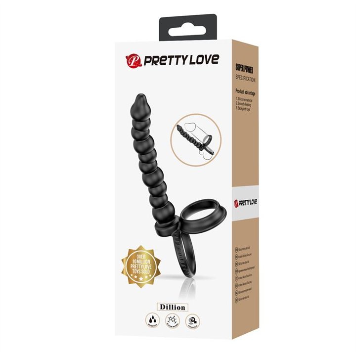 Dillion Anal Chain with Penis Ring - BI-210331 - Teknashop Ltd