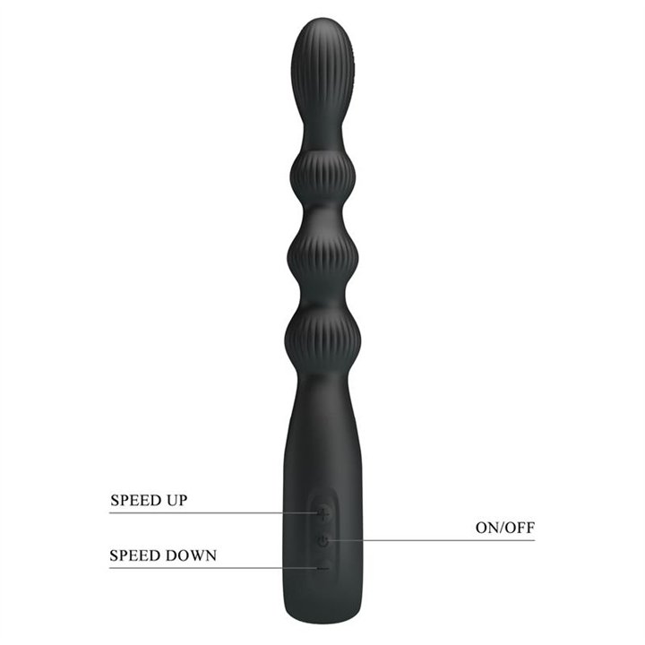 Federer Anal Stimulator with Vibration - BI-300081 - Teknashop Ltd