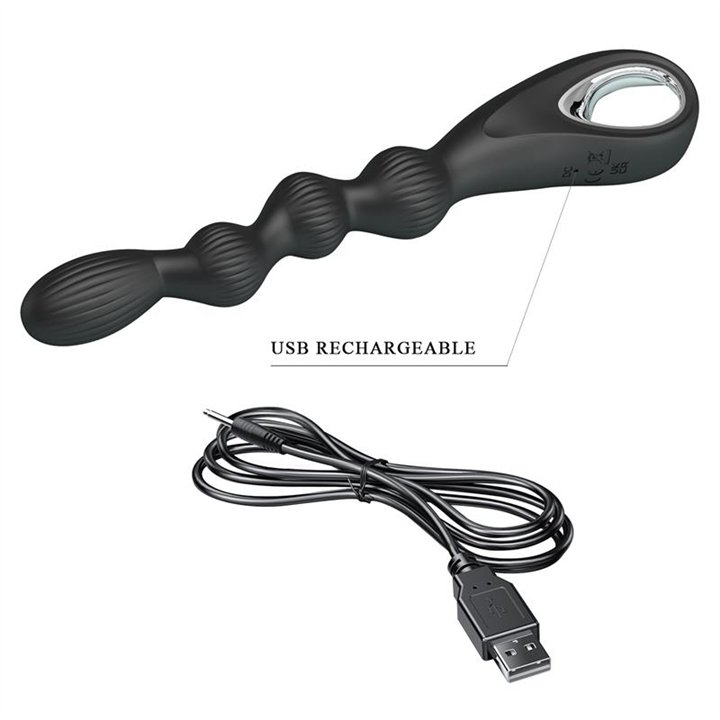 Federer Anal Stimulator with Vibration - BI-300081 - Teknashop Ltd