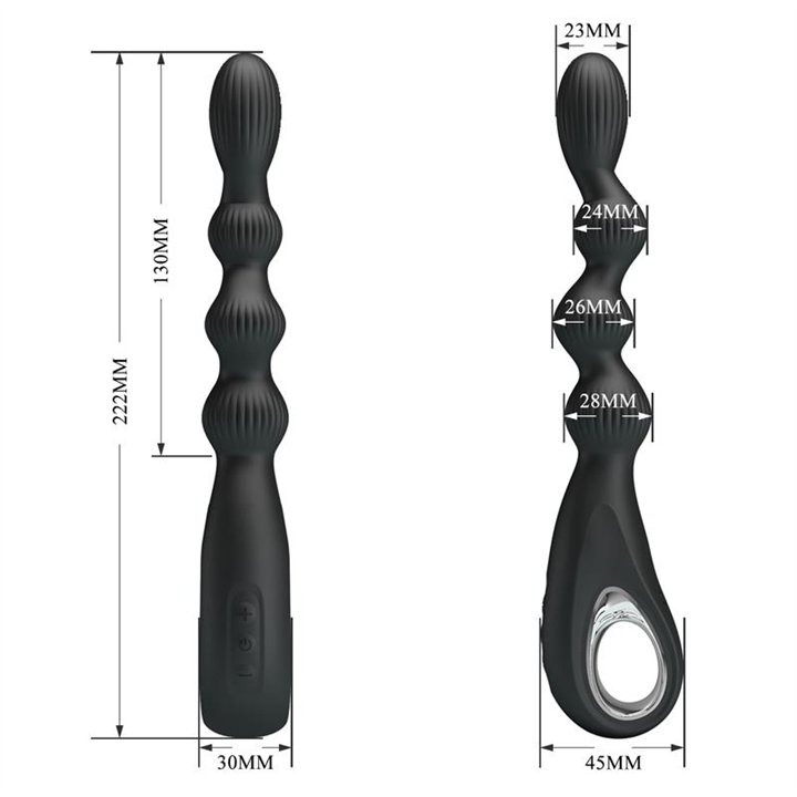 Federer Anal Stimulator with Vibration - BI-300081 - Teknashop Ltd