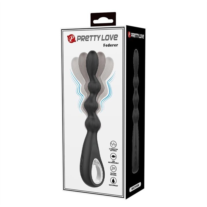 Federer Anal Stimulator with Vibration - BI-300081 - Teknashop Ltd