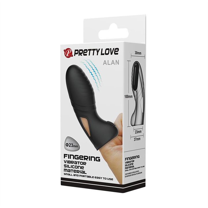 Alan Silicone Fingering Vibrator - BI-014750 - Teknashop Ltd