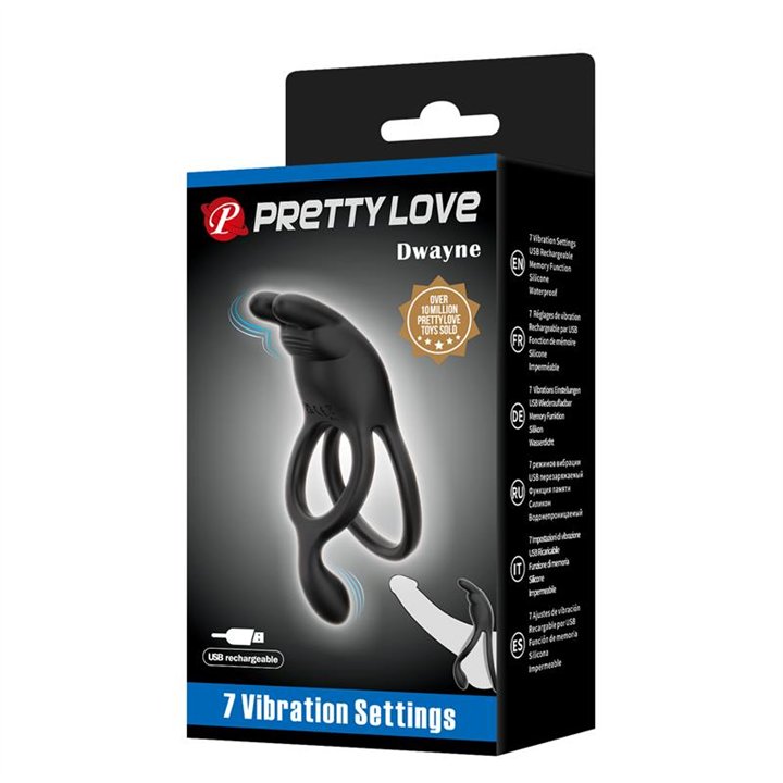 Seth Vibrating Double Cock Ring - BI-210335 - Teknashop Ltd