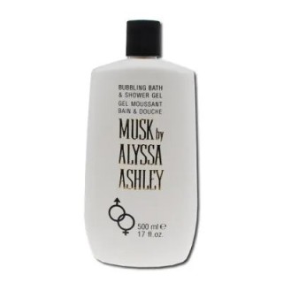 Alyssa Ashley Musk Bubbling Bath and Shower Gel 500ml - unisex - Teknashop Ltd