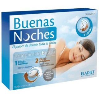 Eladiet Buenas Noches 30 Comp - unisex - Teknashop Ltd