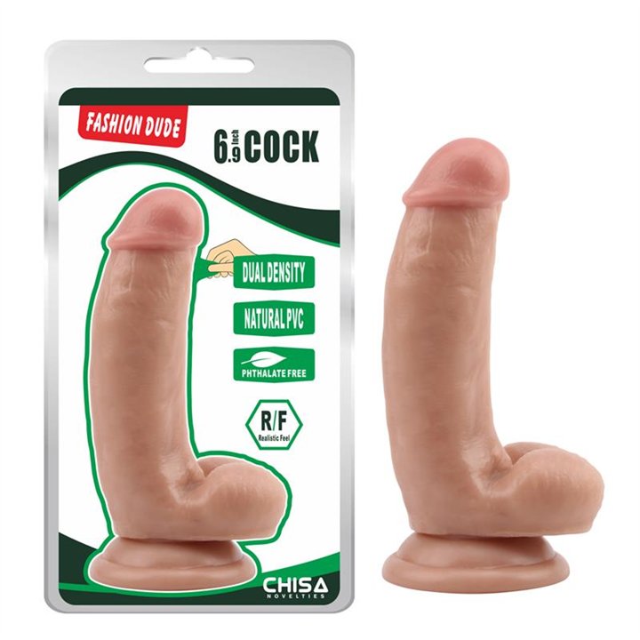Dual Density Dildo Fashion Dude 6.9 Flesh - CN-711731246 - Teknashop Ltd