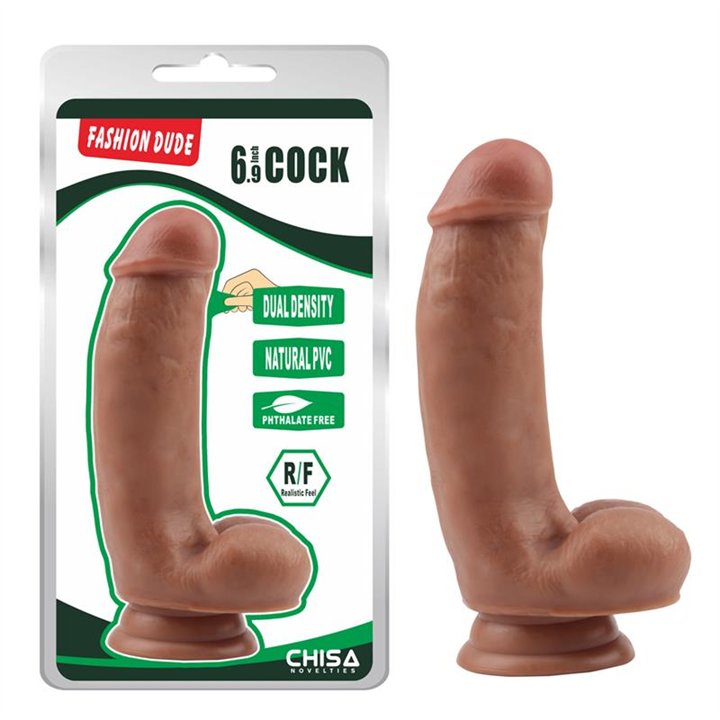 Dildo Dual Density Fashion Dude 6.9 Tan - CN-711732141 - Teknashop Ltd