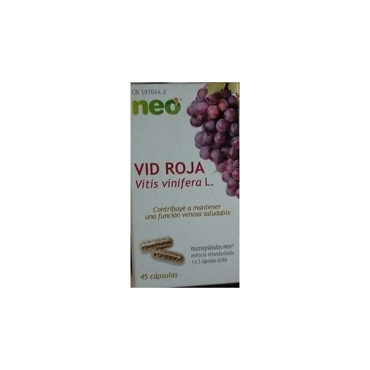 Neo Fitogranulos Vid Roja 45 Caps - unisex - Teknashop Ltd