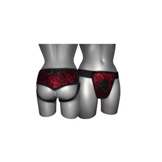 Strap On de Luxe Red With Back S - XL - 17921 - Teknashop Ltd