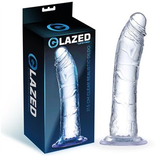 Realistic Dildo Crystal Material 21,5 cm - GL-971 - Teknashop Ltd