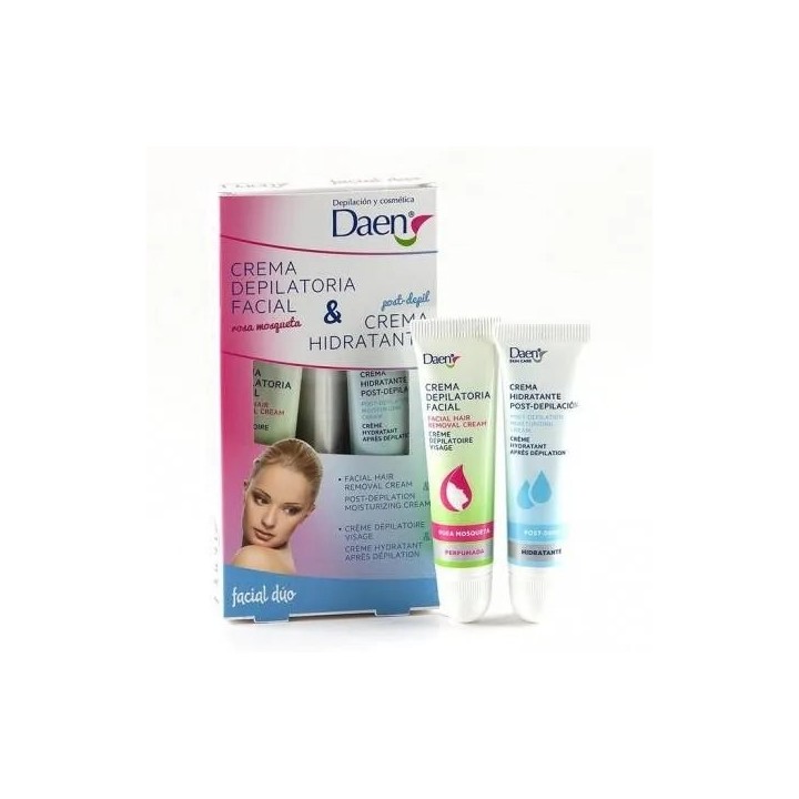 Daen Depilation Facial Hair Removal Cream & Post Depilation Moisturizing Cream - unisex - Teknashop Ltd