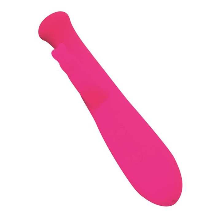 Cotton G-Spot and Rabbit Vibe USB Silicone Fuchsia - LP-896 - Teknashop Ltd