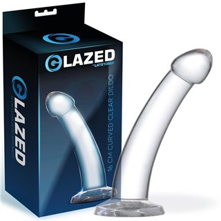 Curved Dildo Crystal Material 16 cm - GL-973 - Teknashop Ltd
