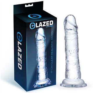 Realistic Dildo Crystal Material 19 cm - GL-970 - Teknashop Ltd