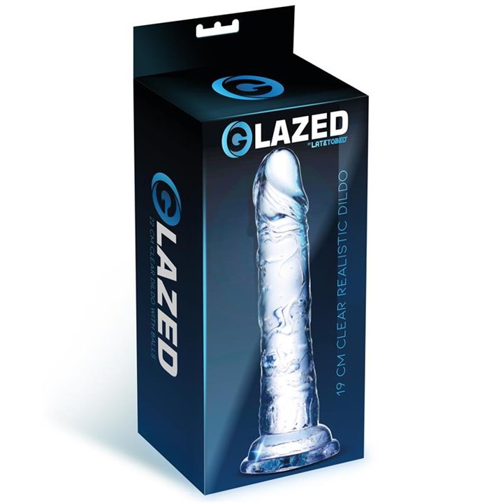 Realistic Dildo Crystal Material 19 cm - GL-970 - Teknashop Ltd