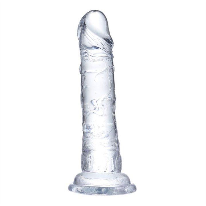 Realistic Dildo Crystal Material 19 cm - GL-970 - Teknashop Ltd