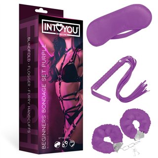 Beginners Bondage Set3 Pieces Purple - FI-604 - Teknashop Ltd