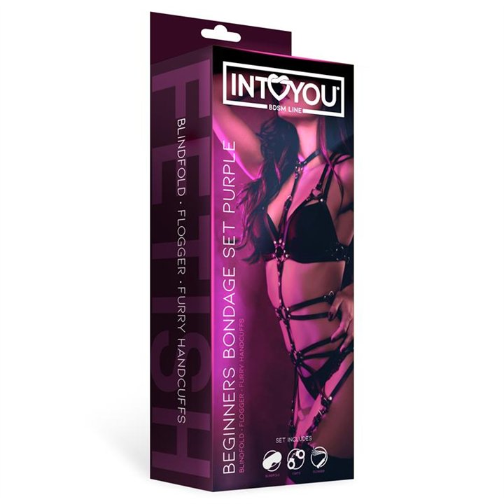 Beginners Bondage Set3 Pieces Purple - FI-604 - Teknashop Ltd