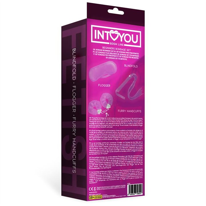 Beginners Bondage Set3 Pieces Purple - FI-604 - Teknashop Ltd