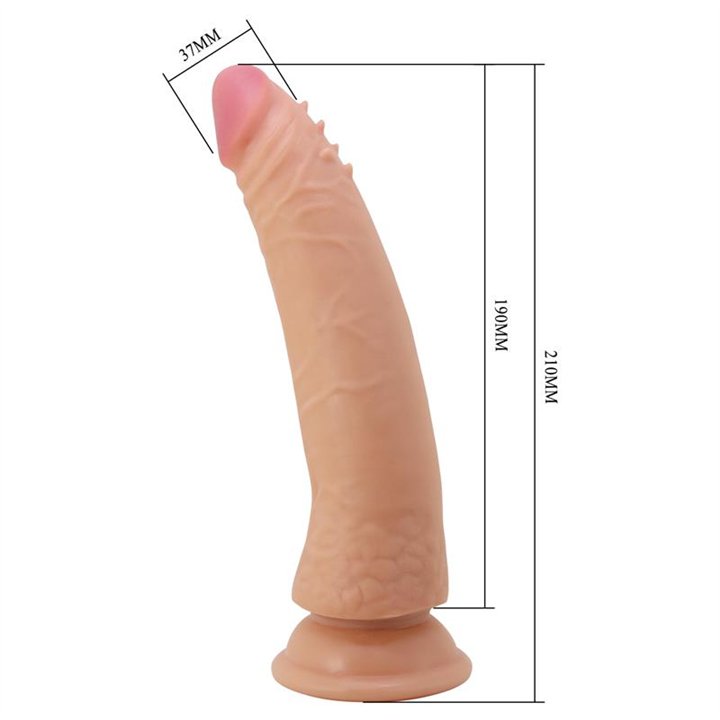 Kable Sliding Skin Realistic Dildo 8.3 - 21 cm - BW-007006NRG - Teknashop Ltd