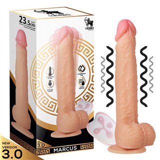 Marcus Realistic Vibrating Dildo with Remote - IN-041 - Teknashop Ltd
