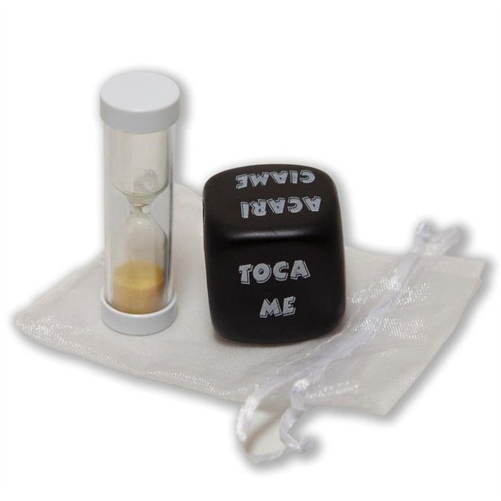 Action Dice with Hourglass - 8412345045837 - Teknashop Ltd