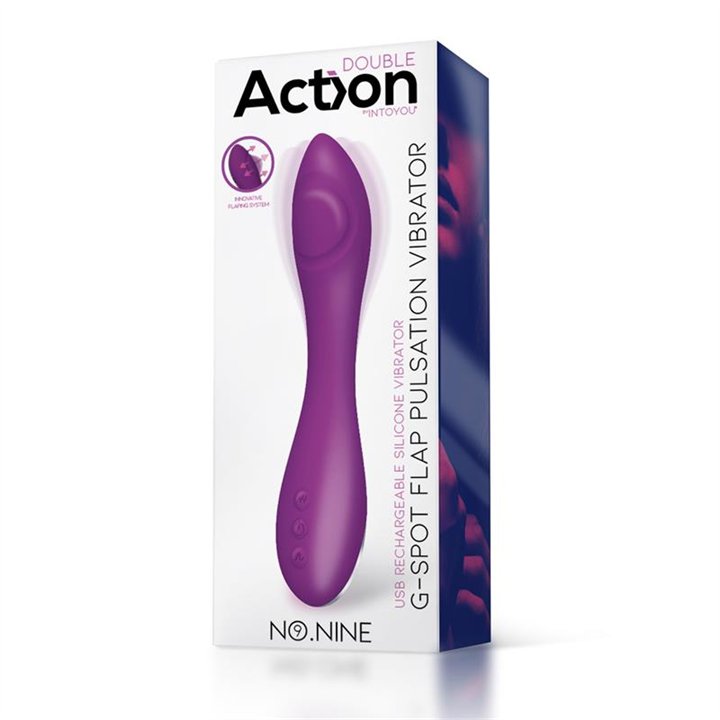 No. Nine G-Spot Vibrator Flap Function Magnetic USB Silicone - AC-225 - Teknashop Ltd