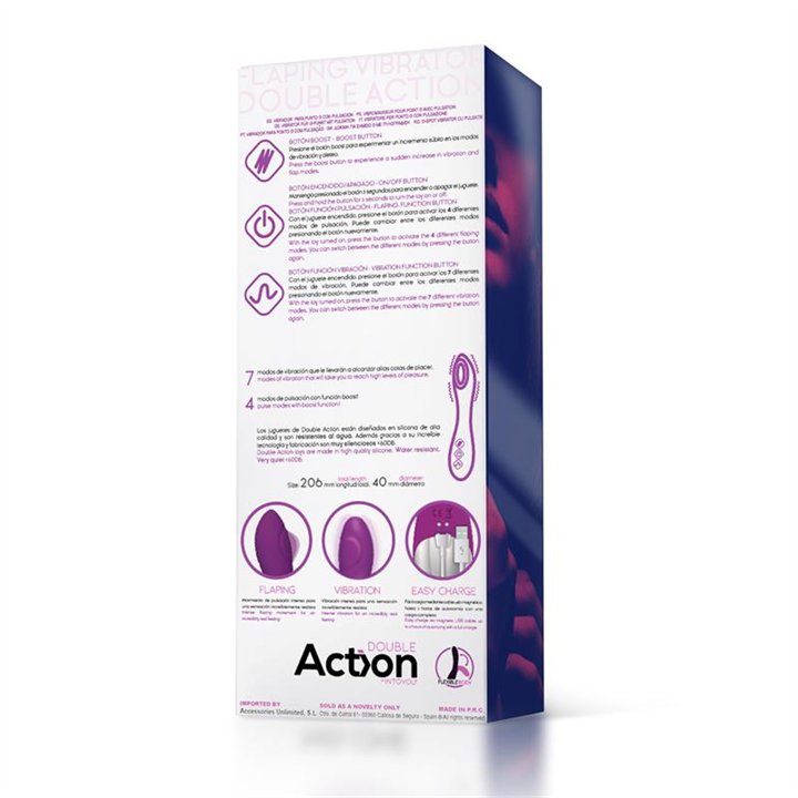 No. Nine G-Spot Vibrator Flap Function Magnetic USB Silicone - AC-225 - Teknashop Ltd