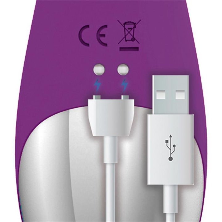 No. Eleven Vibrator with Bunny, G-Spot and Pulse Function Magnetic USB Silicone - AC-227 - Teknashop Ltd