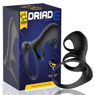 Driade Triple Ring for Men Silicone - TO-978 - Teknashop Ltd