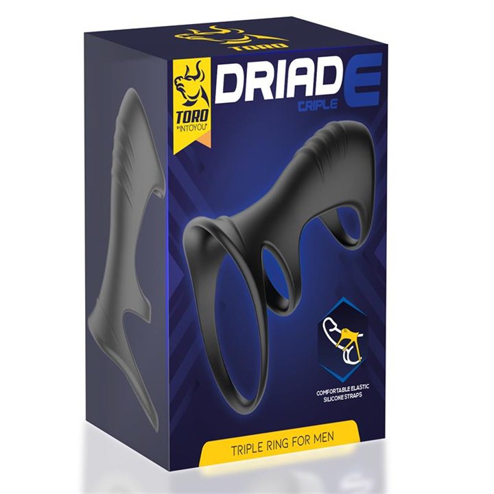 Driade Triple Ring for Men Silicone - TO-978 - Teknashop Ltd