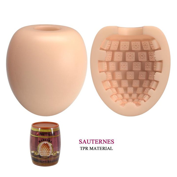 Madeira Barrel Shaped Male Masturbator - BM-00900T91-1 - Teknashop Ltd