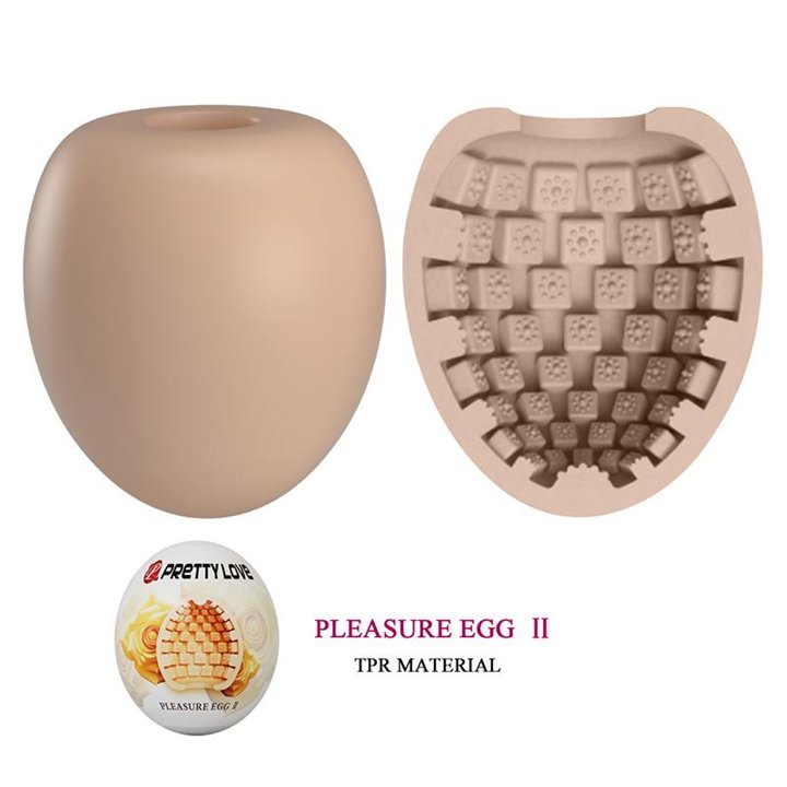 Masturbator Egg Pleasure Egg II Orange - BM-00900T90-1 - Teknashop Ltd