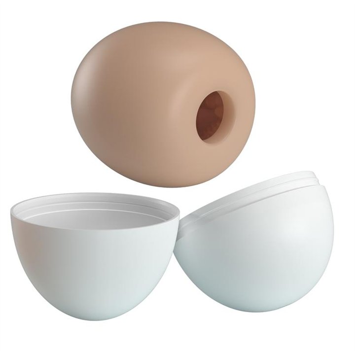 Masturbator Egg Pleasure Egg II Orange - BM-00900T90-1 - Teknashop Ltd