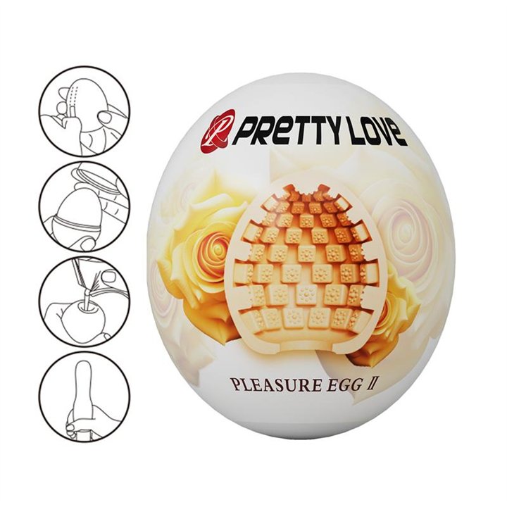 Masturbator Egg Pleasure Egg II Orange - BM-00900T90-1 - Teknashop Ltd