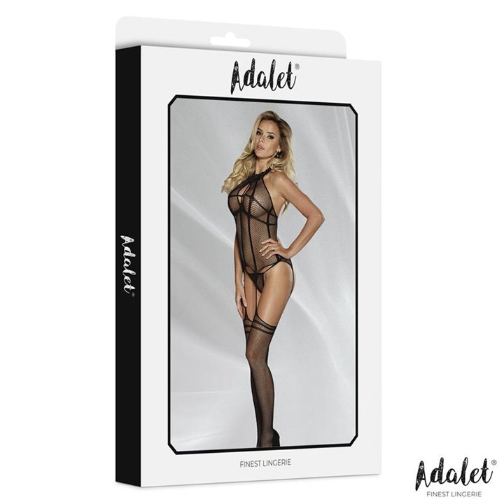 Mia Bodystocking with Garter - A-421 - Teknashop Ltd