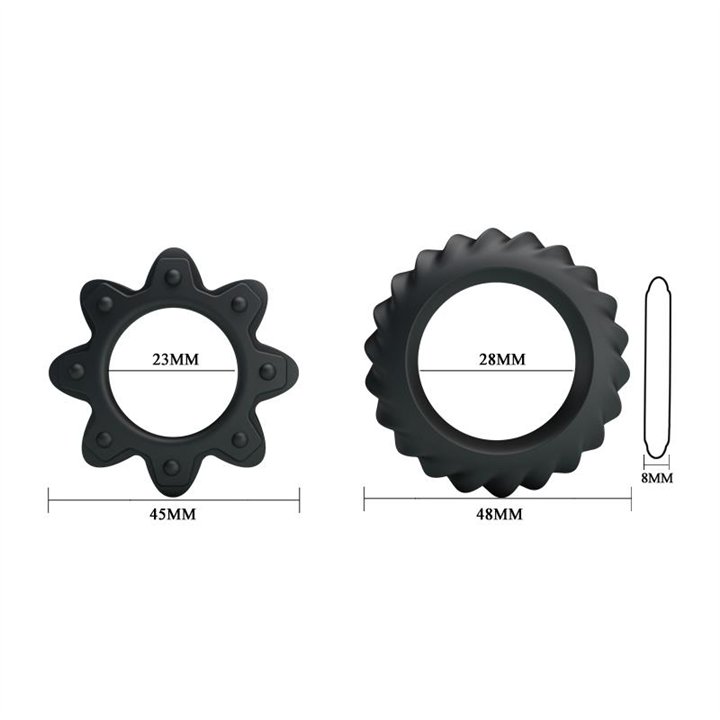 Flowering Set of 2 Cock Ring - BI-210154 - Teknashop Ltd