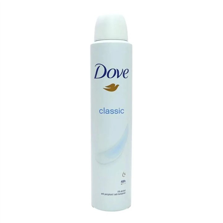 Dove Original Classic Desodorante Spray 200ml - unisex - Teknashop Ltd