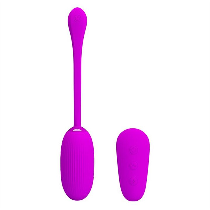 Shock Fun Vibrating Egg with Electro Shock and Remote Control - BI-014609W - Teknashop Ltd