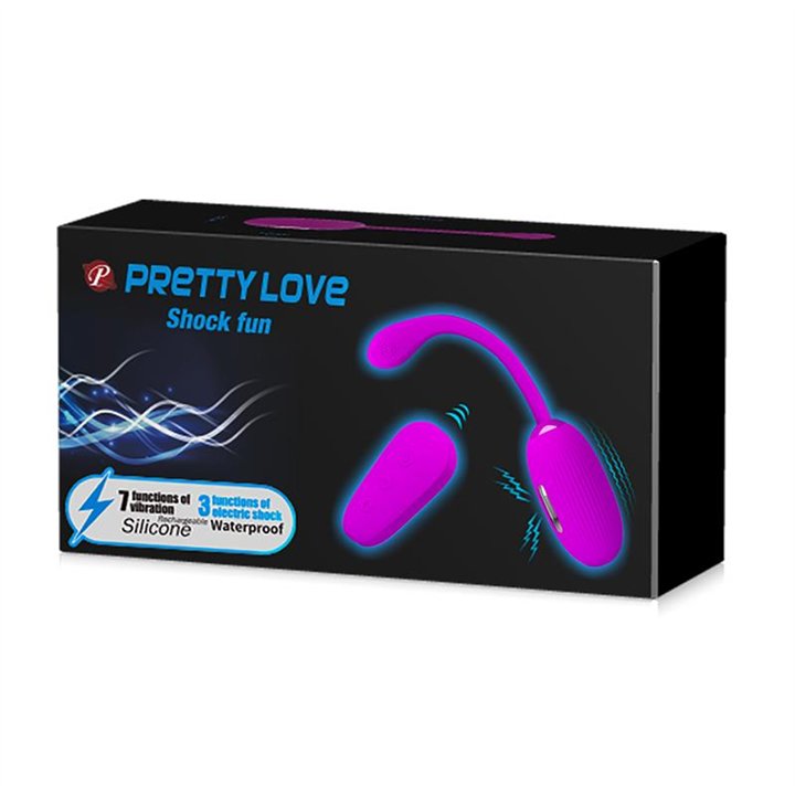 Shock Fun Vibrating Egg with Electro Shock and Remote Control - BI-014609W - Teknashop Ltd