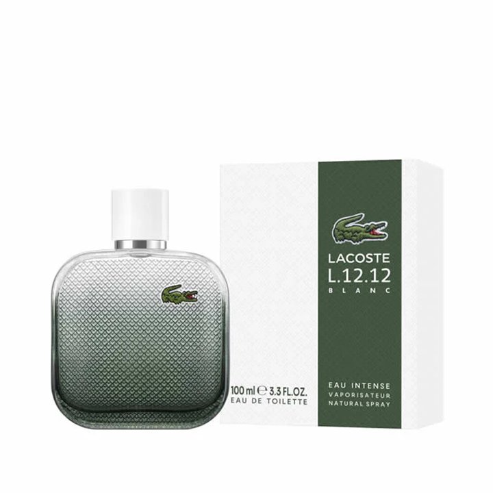 Lacoste L.12.12 Blanc Eau Intense Eau De Toilette Spray 100ml - unisex - Teknashop Ltd