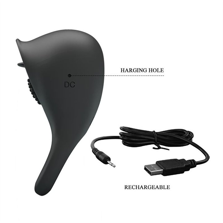 Cock Ring Shaking II with Licking Function - BI-210216 - Teknashop Ltd