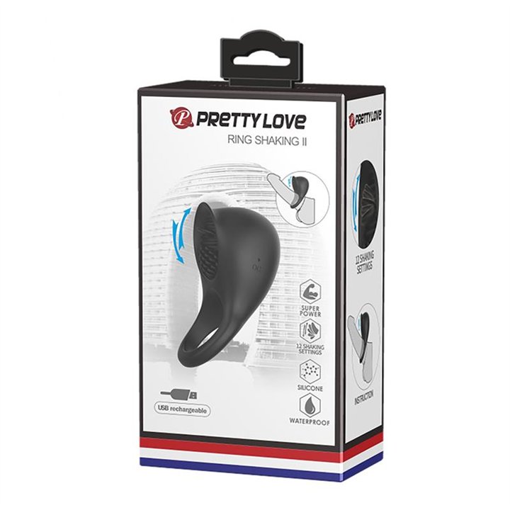 Cock Ring Shaking II with Licking Function - BI-210216 - Teknashop Ltd
