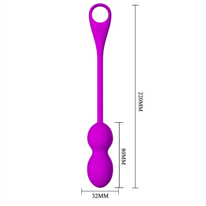 Elvira Vibrating Kegel Balls with APP - BI-210212HP - Teknashop Ltd