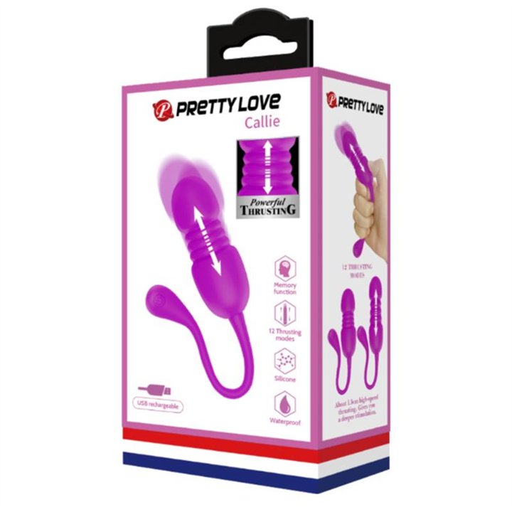 Callie Vibrating and Thursting Egg - BI-014892 - Teknashop Ltd