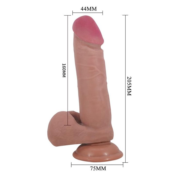 Sliding Skin Dildo 20.5 cm - BW-008017LP-1 - Teknashop Ltd