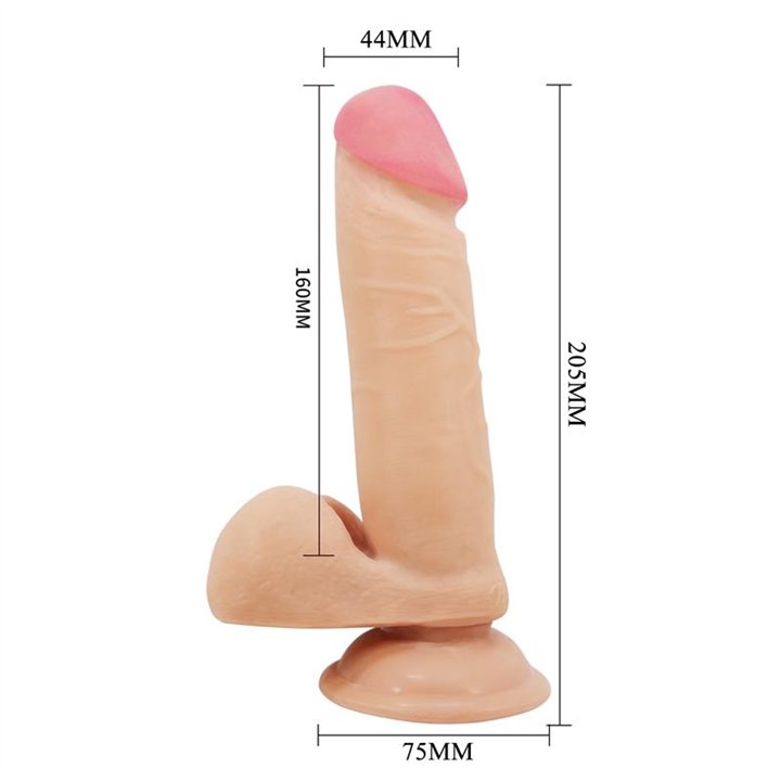 Sliding Skin Dildo 20.5 cm - BW-008017LP - Teknashop Ltd