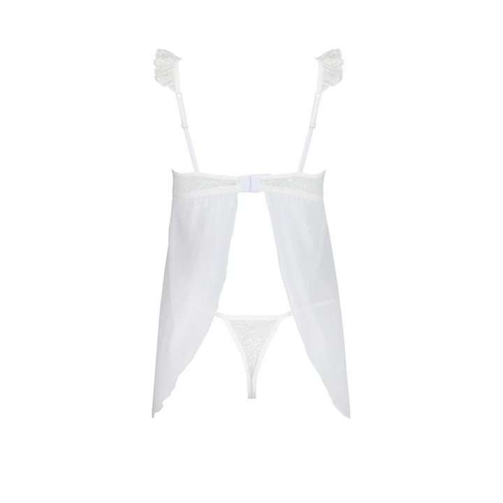 Milagros Chemise and Thong White - 5901721608566 - Teknashop Ltd